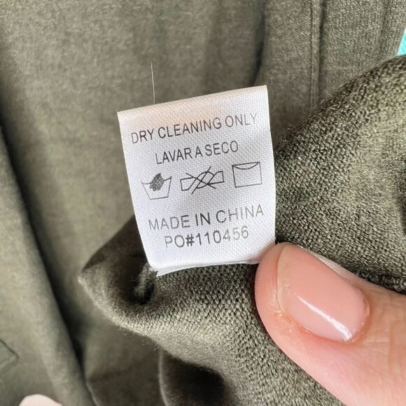 Pink Clover (Stitch Fix)Open-Front Olive Cardigan Sweater Pockets Small NWT - Picture 4 of 5